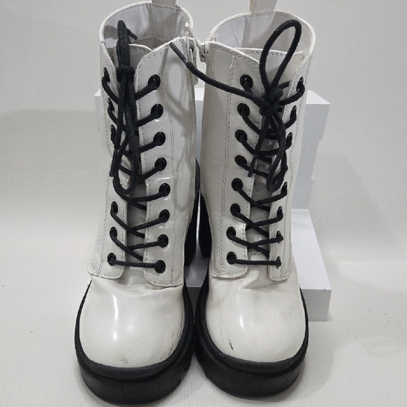 Forever 21 Shoes - Forever 21 White and Black Combat Boots